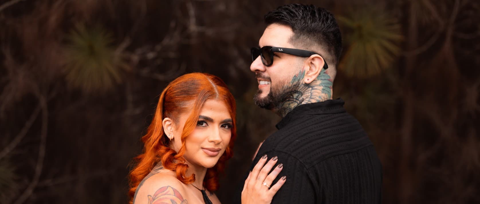 Michael y Juliana celebrando su historia